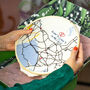 'The Place We Met' Location Map Embroidery Kit, thumbnail 1 of 4
