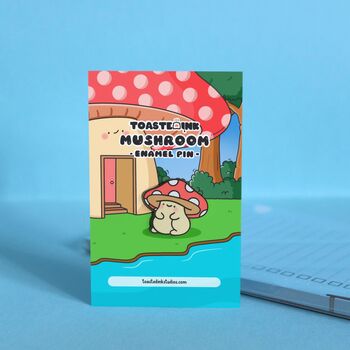 Mushroom Enamel Pin | Cute Pin Badges, 2 of 5