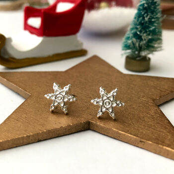 Sterling Silver Mix And Match Christmas Earrings, 6 of 12