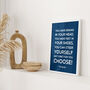 Dr Seuss 'You Have Brains' Quote Print, thumbnail 6 of 12