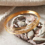 Gold And Silver Multi Wire Layering Bangle, thumbnail 2 of 10