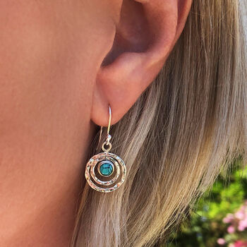 Infinity Universe Turquoise Silver Necklace, 6 of 12