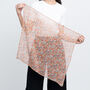 Chiffon Silk Neckerchief Crosshatch, thumbnail 2 of 7