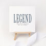 Personalised Legend Father's Day Card, thumbnail 3 of 4