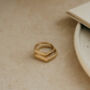 Recycled 9ct Gold Signet Ring, thumbnail 3 of 5