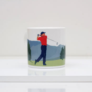Golf Bone China Mug, 2 of 3