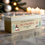 Personalised Christmas Gonk Triple Tea Light Box, thumbnail 3 of 5