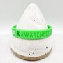 Green Awareness Ribbon Bracelet Wristband, thumbnail 1 of 8