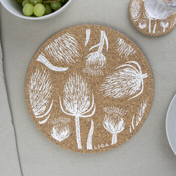 Cork Placemats And Coasters | Thistle, 7 of 8