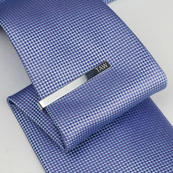 Personalised Tie Slide Bar Cufflinks Set, 3 of 10