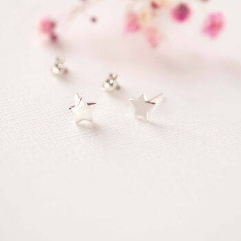 Personalised Star Earrings Teacher Gift Sterling Silver ‘You Are Amazing’ Message, 2 of 6