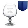 Personalised Claudia Crystalite Brandy Glass Box, thumbnail 2 of 4