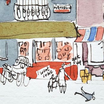 Portobello Road Shops Limited Edition Giclee Print, 5 of 9