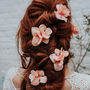 Eleanor Hydrangea Wedding Hair Pins, thumbnail 4 of 5
