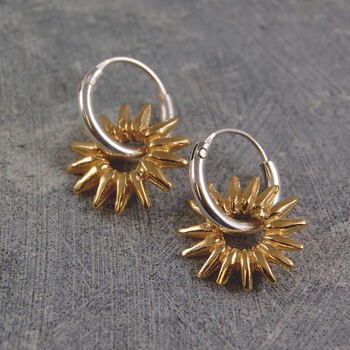 Sunray Silver And Gold Plated Necklace, 3 of 5