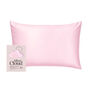 Silver Cloud Pink Satin Pillowcase With Silver Ions, thumbnail 1 of 4