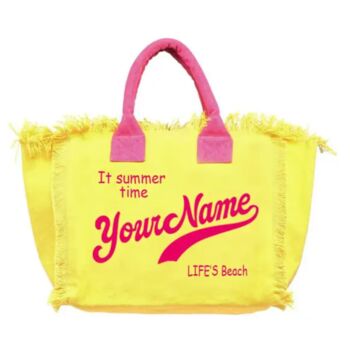 Personalised Jade Solid Colour Straw Fringe Tote Hand Bag Beach Bag, 5 of 12