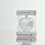 8cm Friendship Heart In Loving Memory White, thumbnail 1 of 2