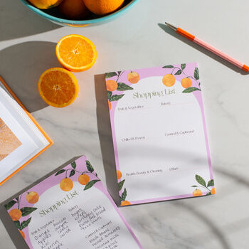 Shopping List Pad | Orangerie | Grocery List, 2 of 7