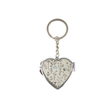 Send With Love Mirror Heart Keyring 'Bear' | Locket | Handbag Accessory, 2 of 4