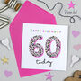 Leopard Love 60th Birthday Card, thumbnail 1 of 3