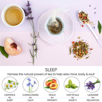 Tea For Sleep Camomile And Peach Infusion, 2 of 9