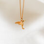 Hummingbird Charm Necklace, 925 Sterling Silver, thumbnail 2 of 8