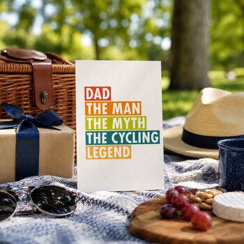 Cycling Legend Dad Father’s Day Card, 3 of 6