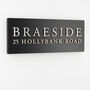 Personalised House Sign With Wood Effect Lettering, thumbnail 8 of 12