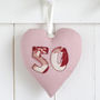 Personalised Number Heart Birthday Or Anniversary Gift, thumbnail 5 of 12