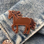 Horse Enamel Pin Badge, thumbnail 2 of 4