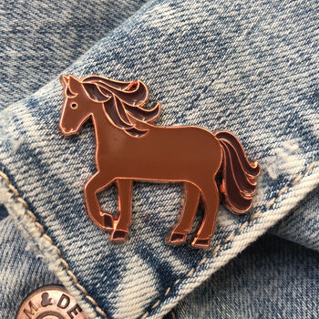 Horse Enamel Pin Badge, 2 of 4