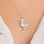 Sterling Silver Mother Goose Necklace, thumbnail 1 of 11