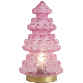 Pink Glass Christmas Tree Light, 3 of 4