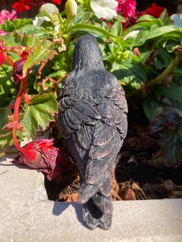 Lifelike Blackbird Garden Sculpture Gift Ornament Frost Proof, 8 of 9
