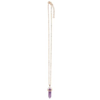 Amethyst Crystal Necklace With Greetings Card, 2 of 5