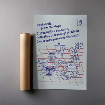 Postcards From Sunday Matte Art Print, 3 of 6