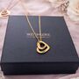 Personalised Layered Heart Name Necklace, thumbnail 5 of 8