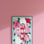 'We Adore You' Motivational Flower Print, thumbnail 6 of 7