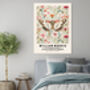 William Morris Cream Flower Butterfly Art Print, thumbnail 2 of 3