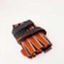 African Print Tote Bag | Black Orange Doyin Print, thumbnail 4 of 6