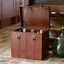 Leather Trunk For Wine Storage With Integral Wine Rack, thumbnail 1 of 5