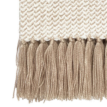 Berber Oat Beige Throw, 3 of 3