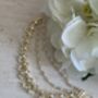 Gold Plated Pearl Ear Chains/Kaan Chain, thumbnail 2 of 5
