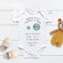 First Fathers Day Baby Grow World, thumbnail 3 of 3