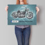 Custom Motorbike Print Gift, thumbnail 1 of 2