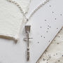 Silver Lamp Post Necklace, thumbnail 1 of 2