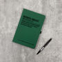 Personalised A5 Business Analyst Notebook, thumbnail 3 of 5