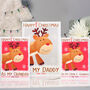 Reindeer 1st Christmas Card As Mummy Daddy, thumbnail 4 of 10