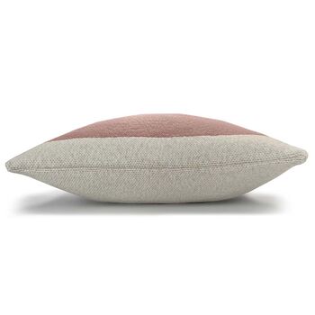 Solid Knitted Poster Cushion Pink, 4 of 4